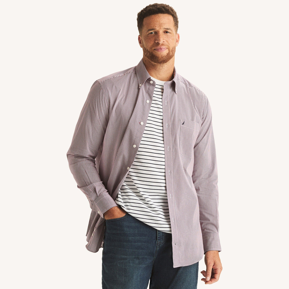 Camisa de hombre a cuadros