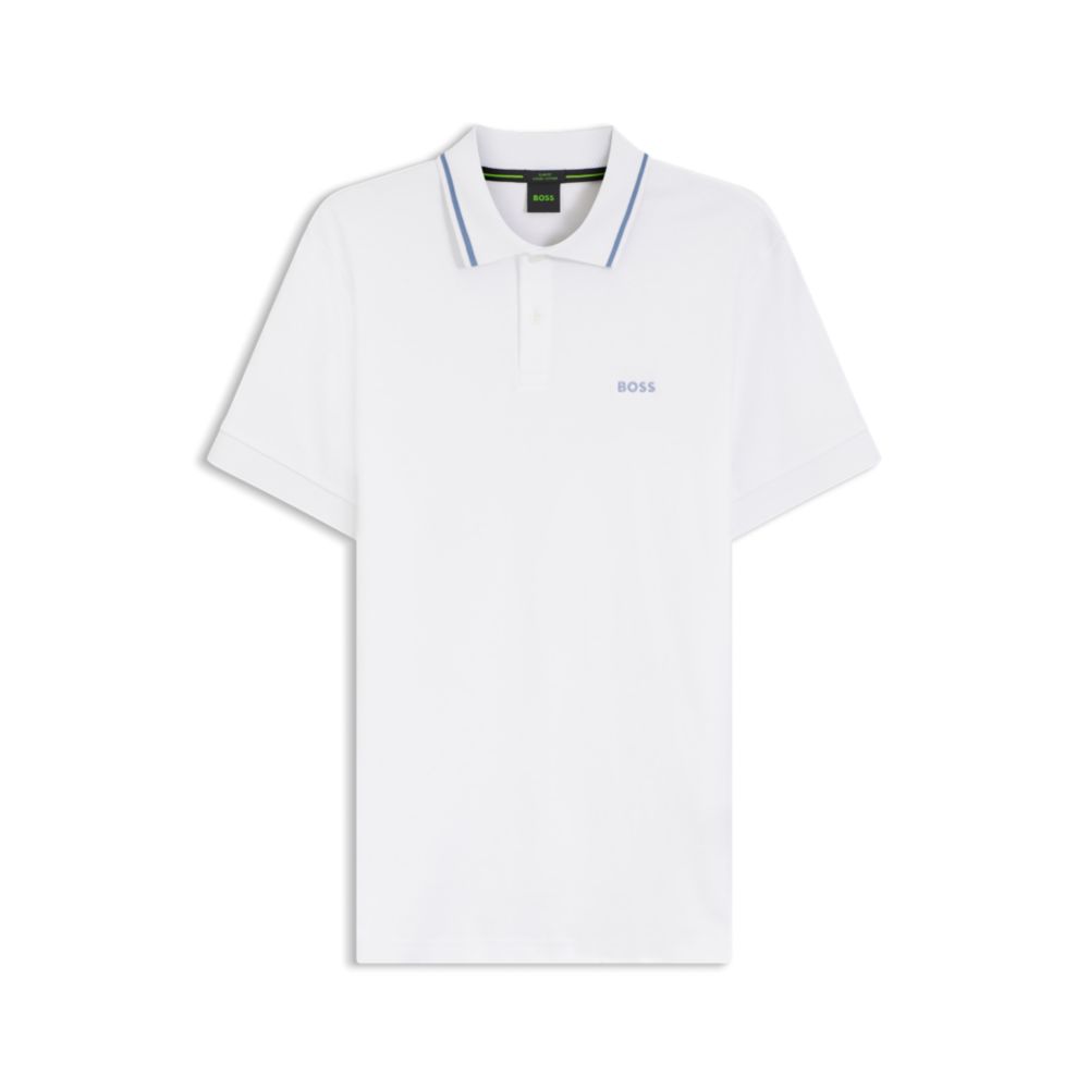 Polo de algodón de corte ajustado