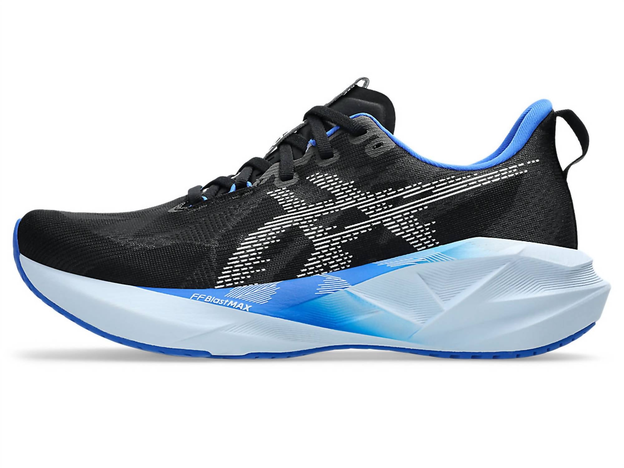 Tenis para correr de hombre color negro y blanco