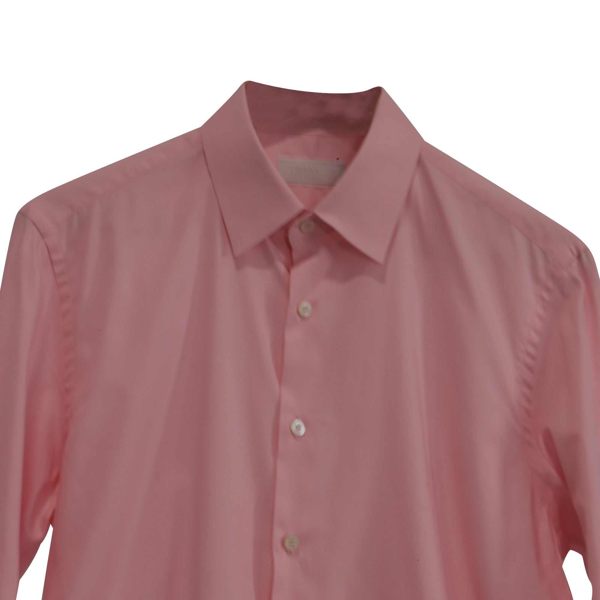 Camisa de algodón color rosado