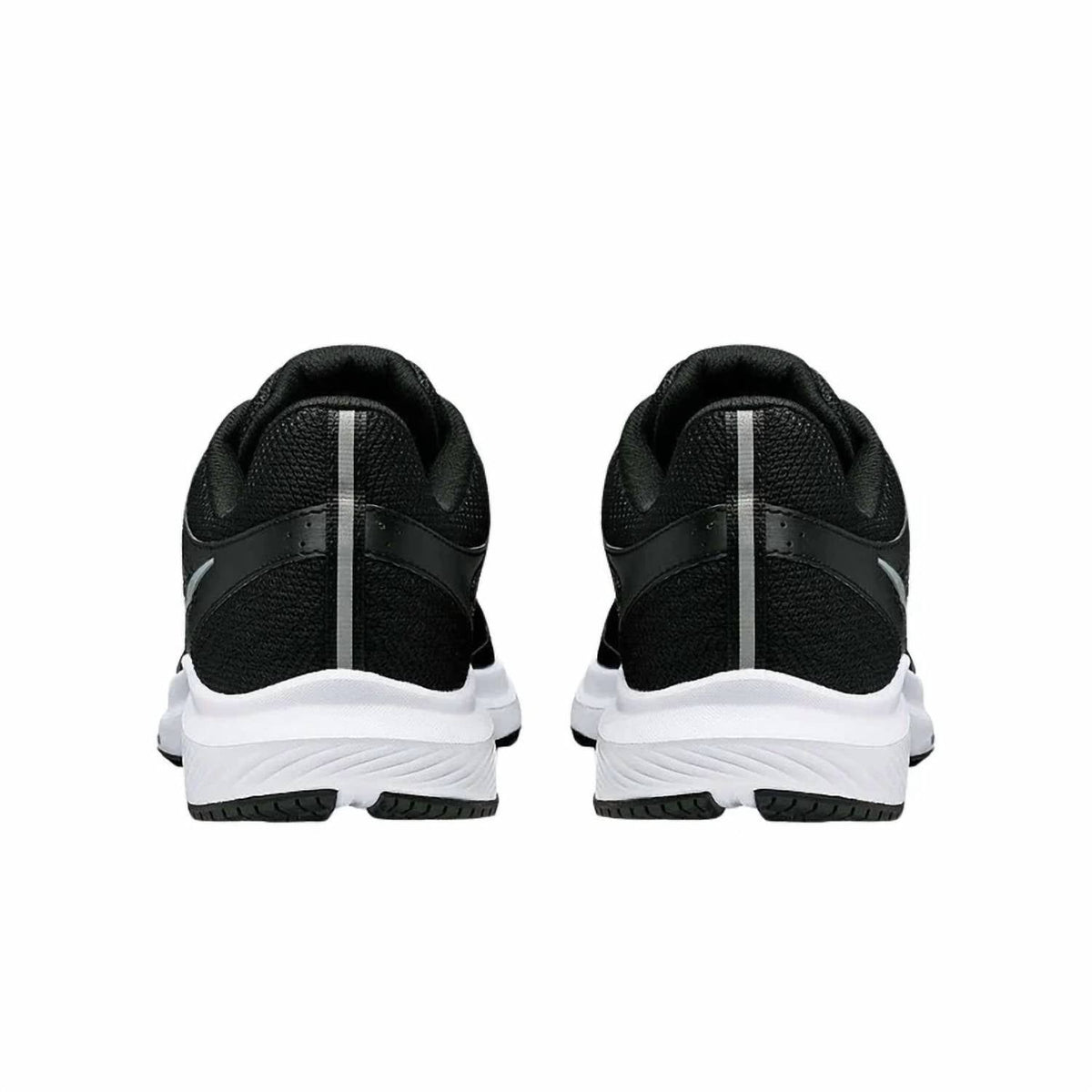 Tenis para correr de hombre color negro y blanco