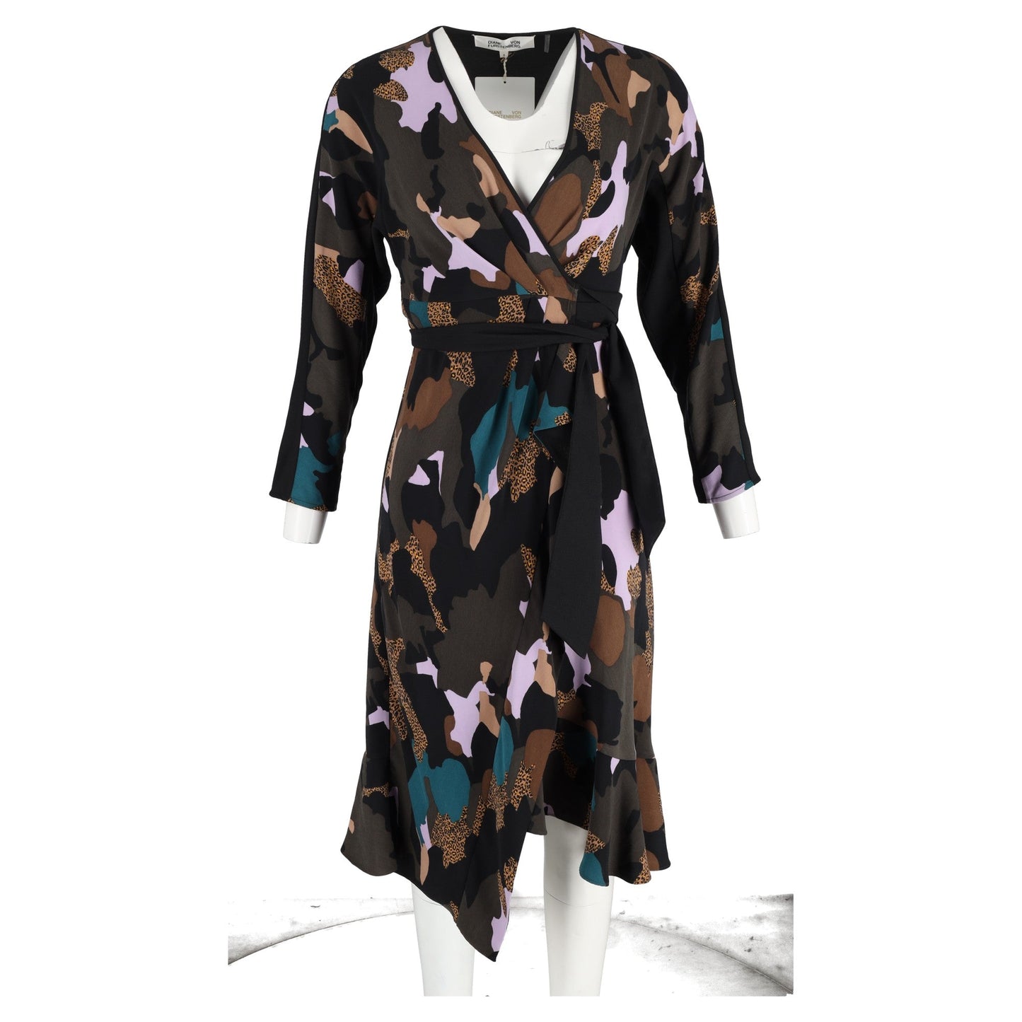 Vestido con estampado multicolor
