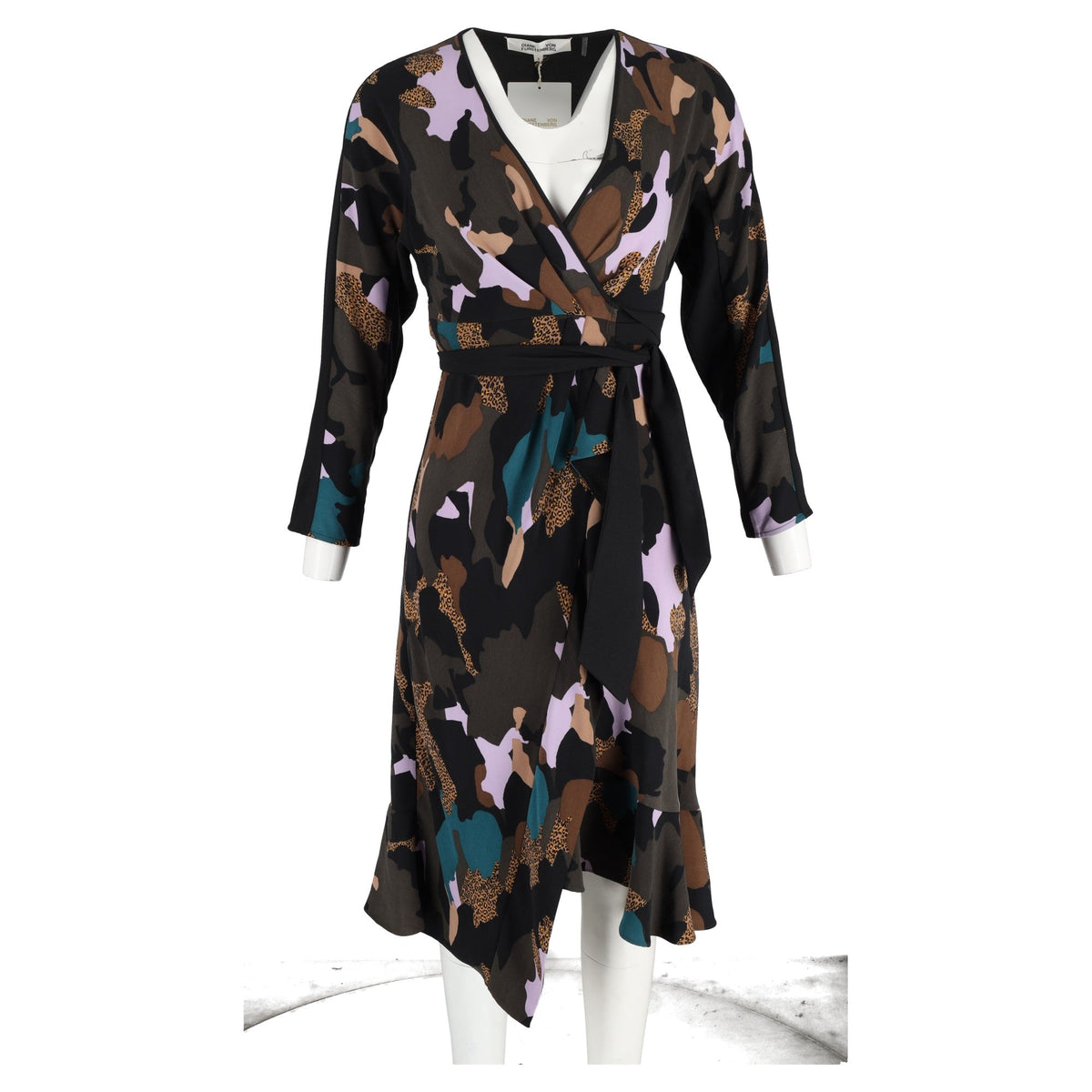 Vestido con estampado multicolor