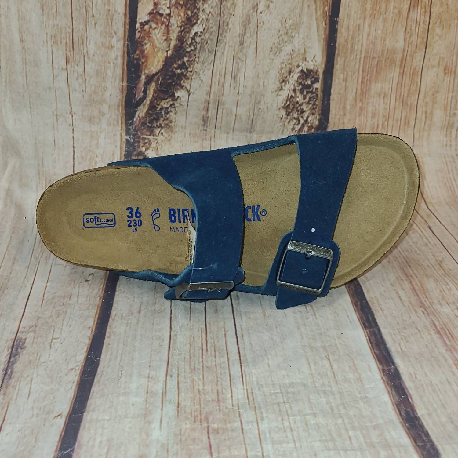 Sandalias unisex color azul