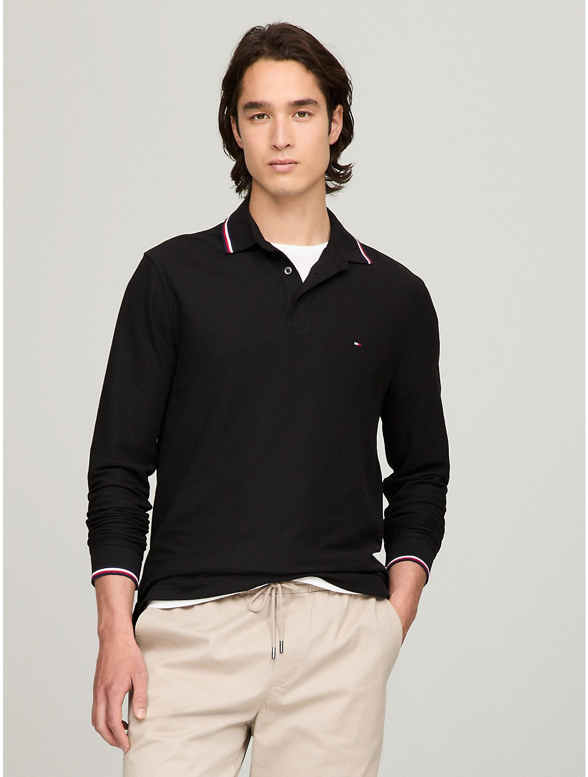 Polo de hombre de manga larga