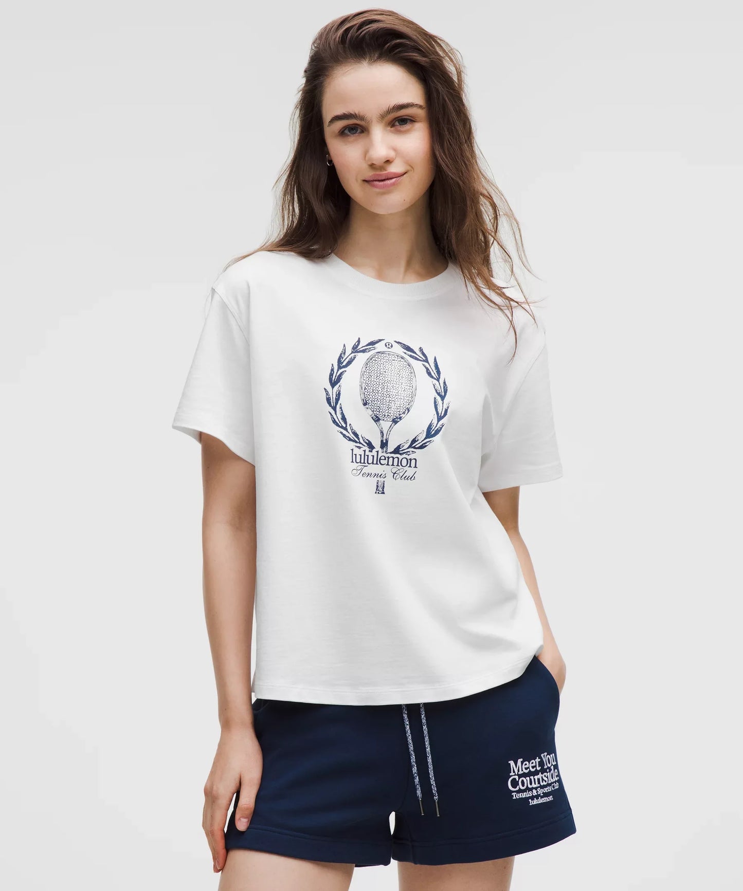 Camiseta de algodón de corte amplio