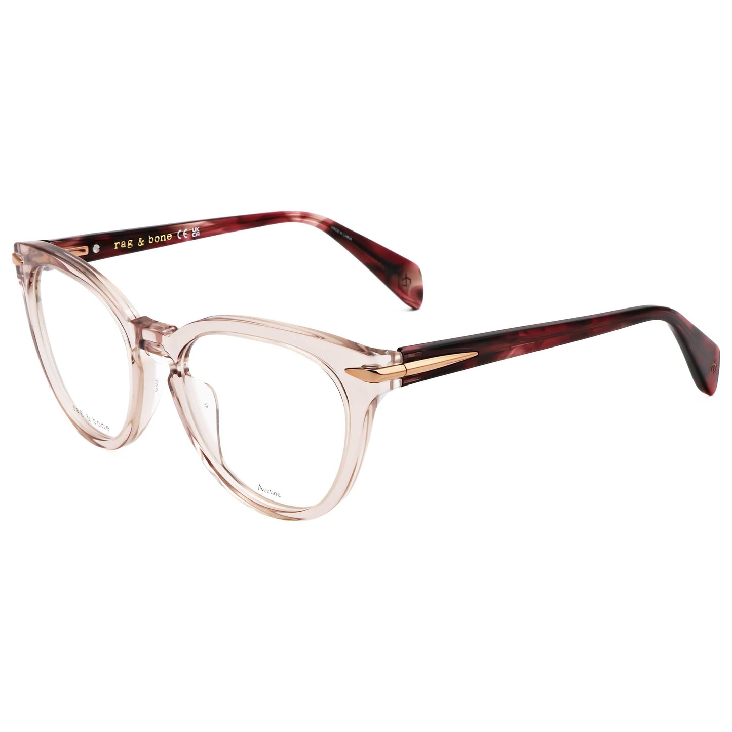Montura para gafas de mujer 52 mm color café