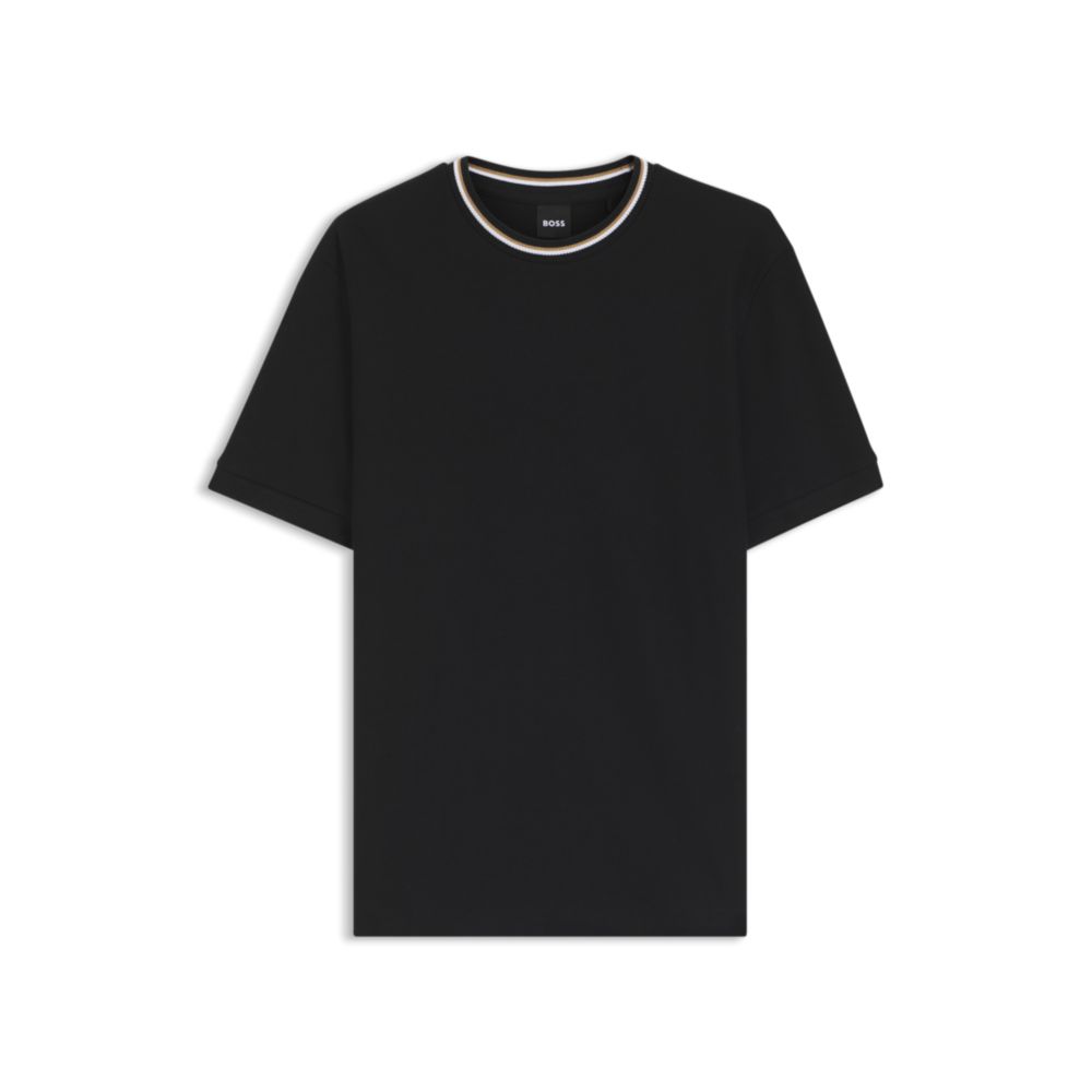 Camiseta de algodón a rayas
