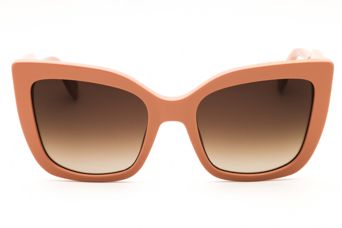 Gafas color café y rosado