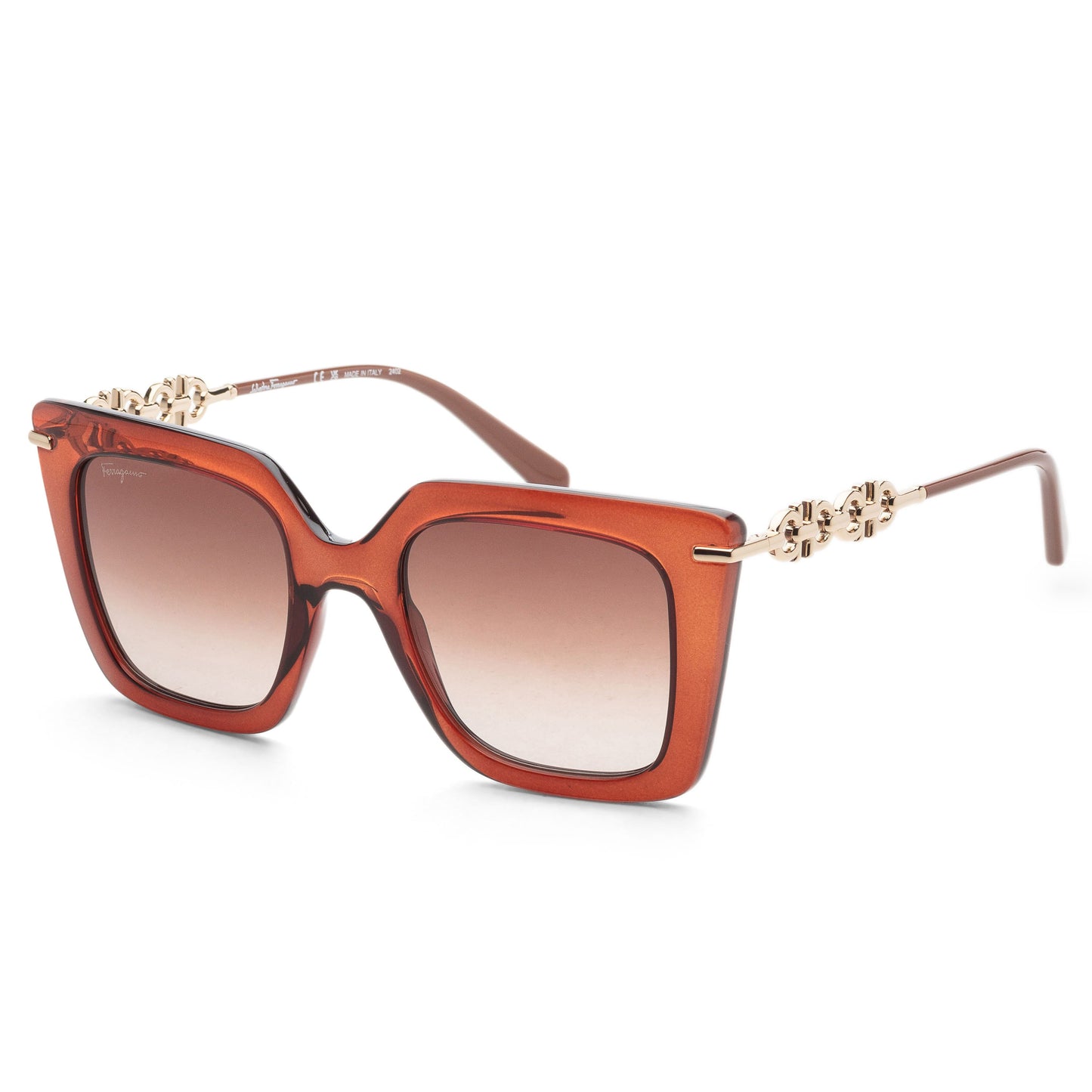 Gafas de sol de mujer 51 mm color café
