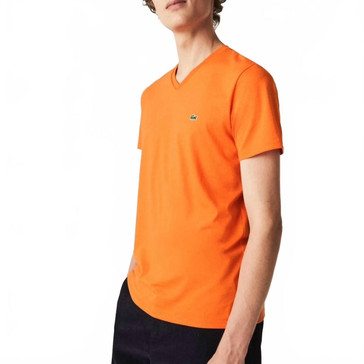 Camiseta de manga corta color naranja