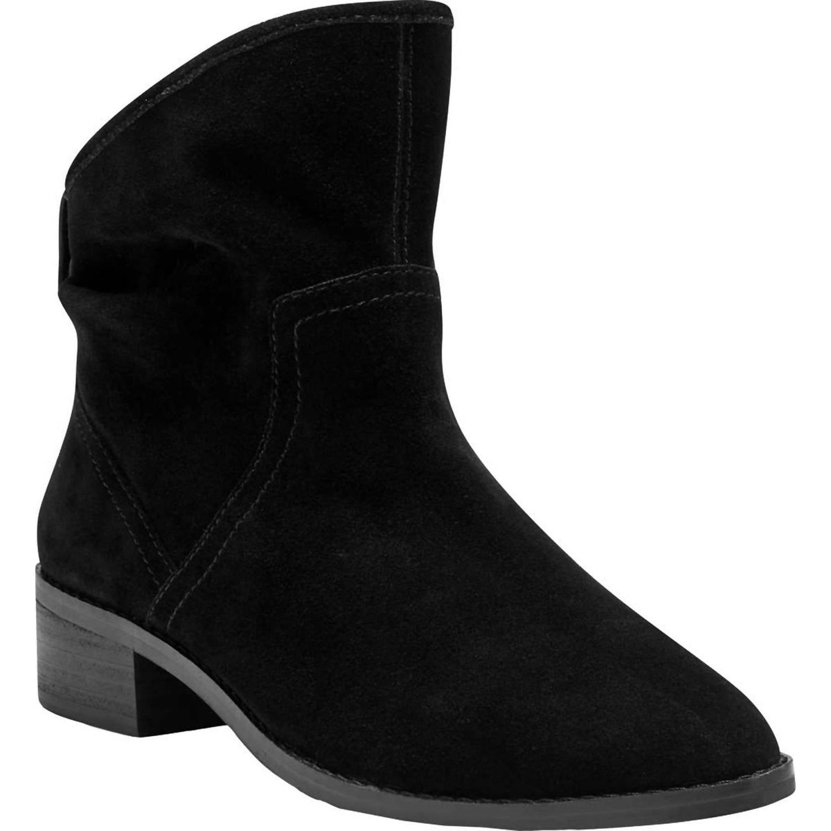Botines de mujer de gamuza color negro