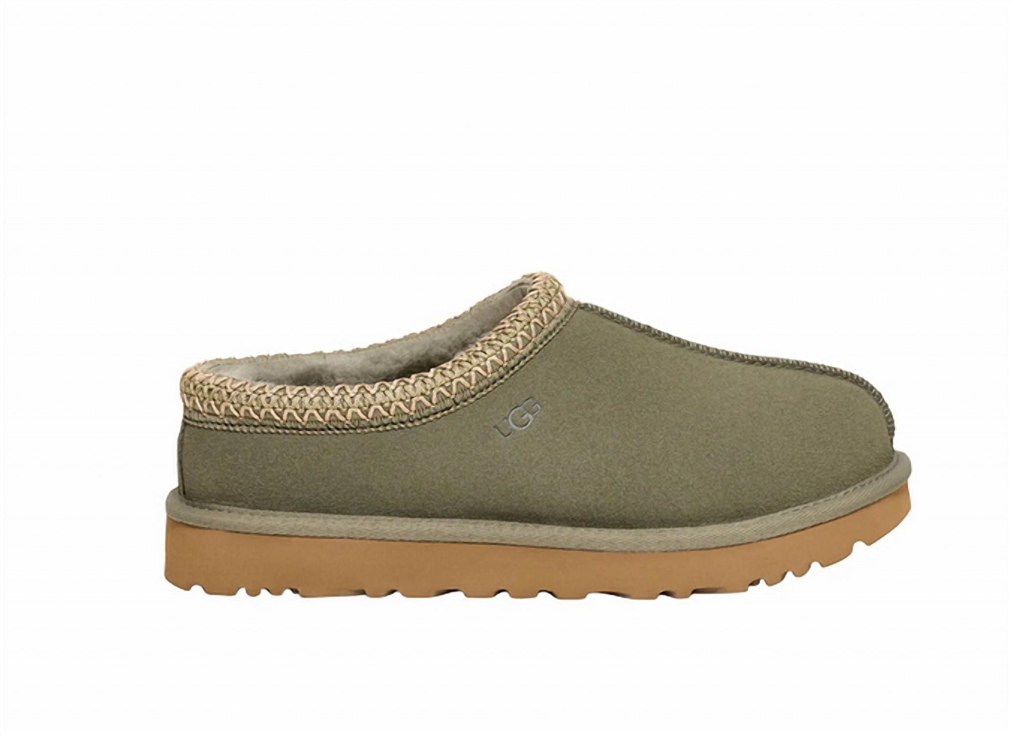 Pantuflas de mujer color verde