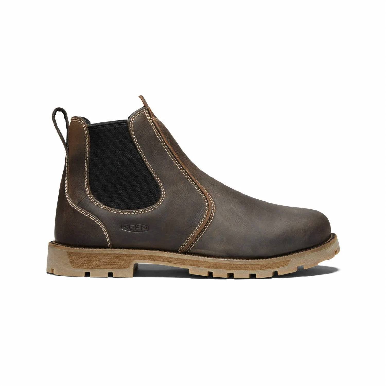 Botas de hombre color negro y café