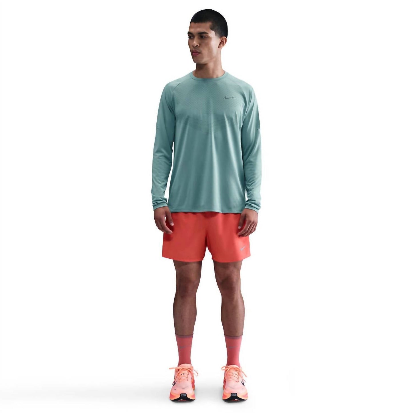 Top de manga larga color plateado