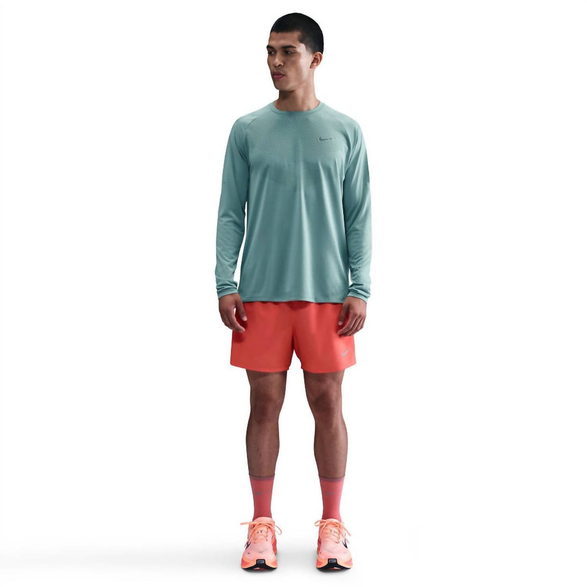 Top de manga larga color plateado