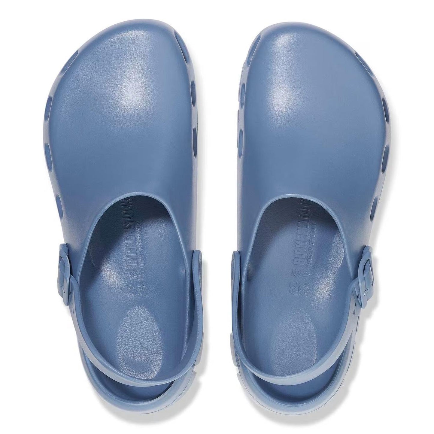 Zuecos de mujer color azul