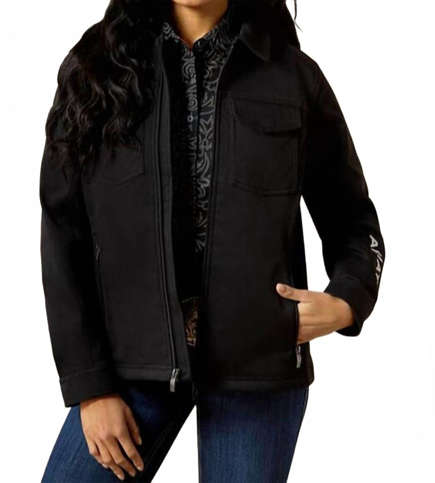 Chaqueta de mujer color negro