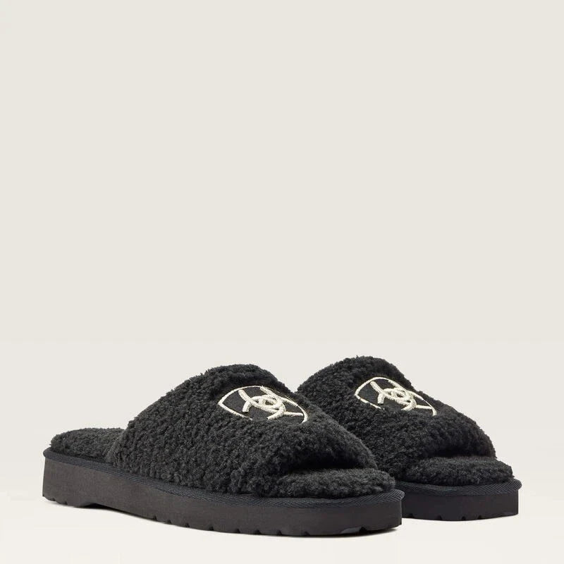 Pantuflas de mujer sin cordones color negro