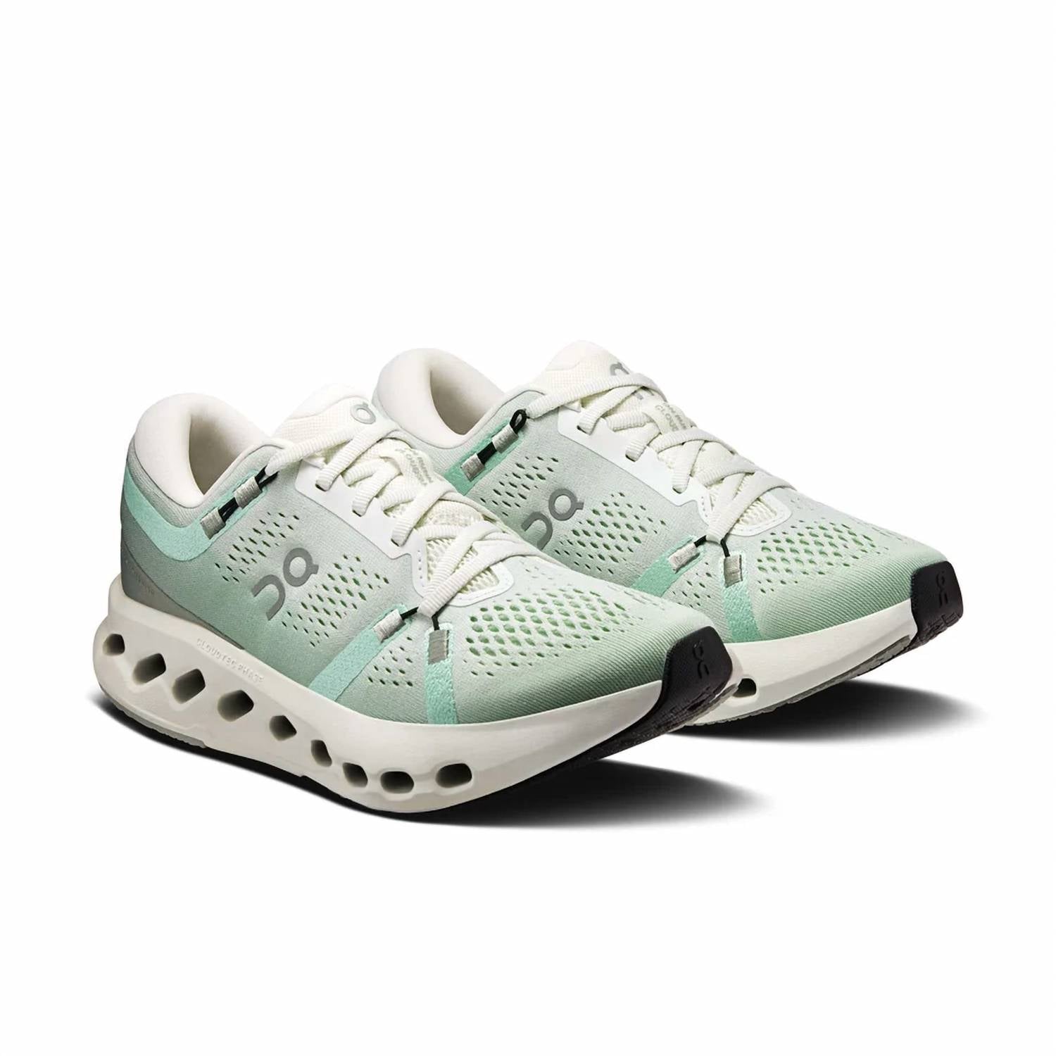 Tenis para correr de mujer color marfil
