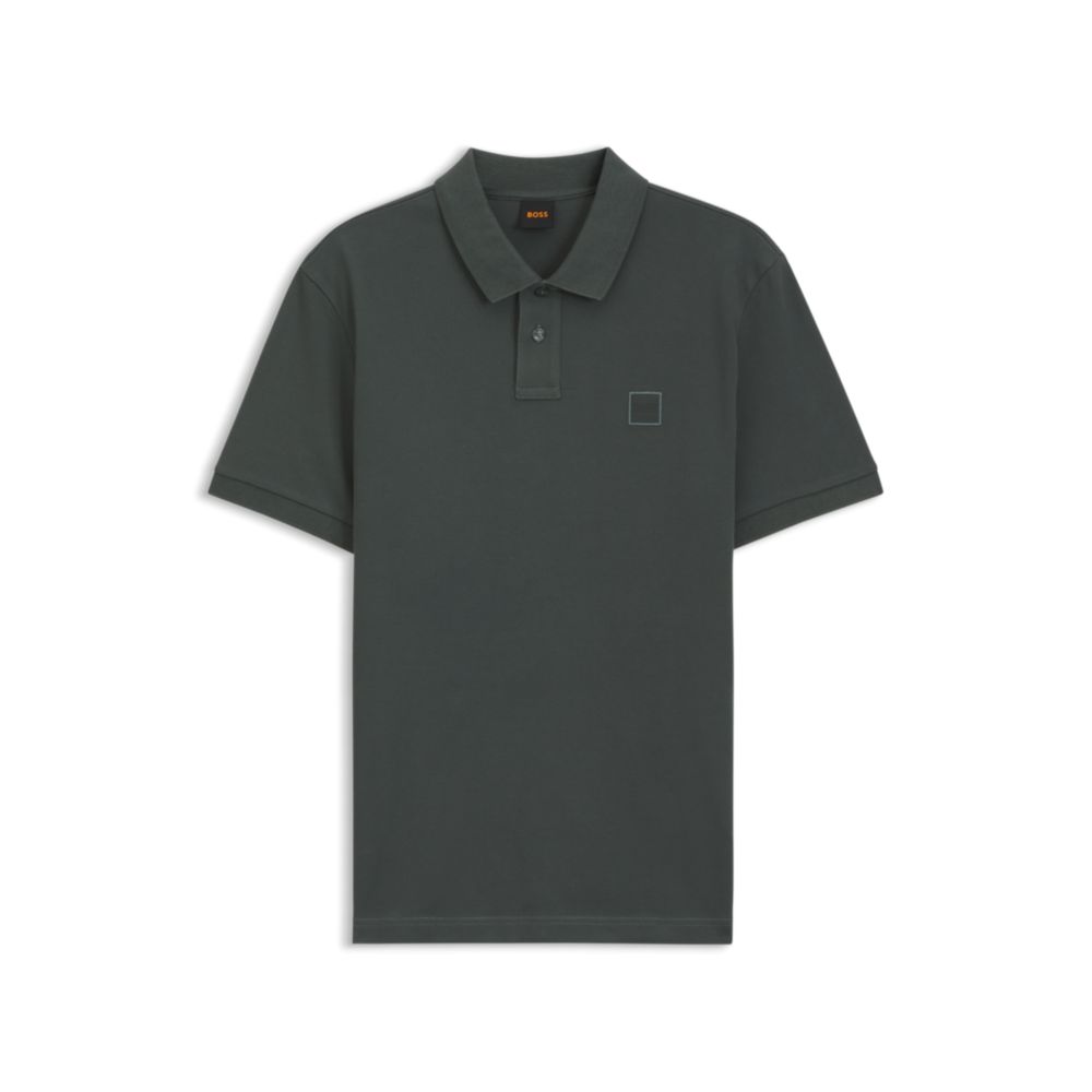 Polo de algodón de corte ajustado