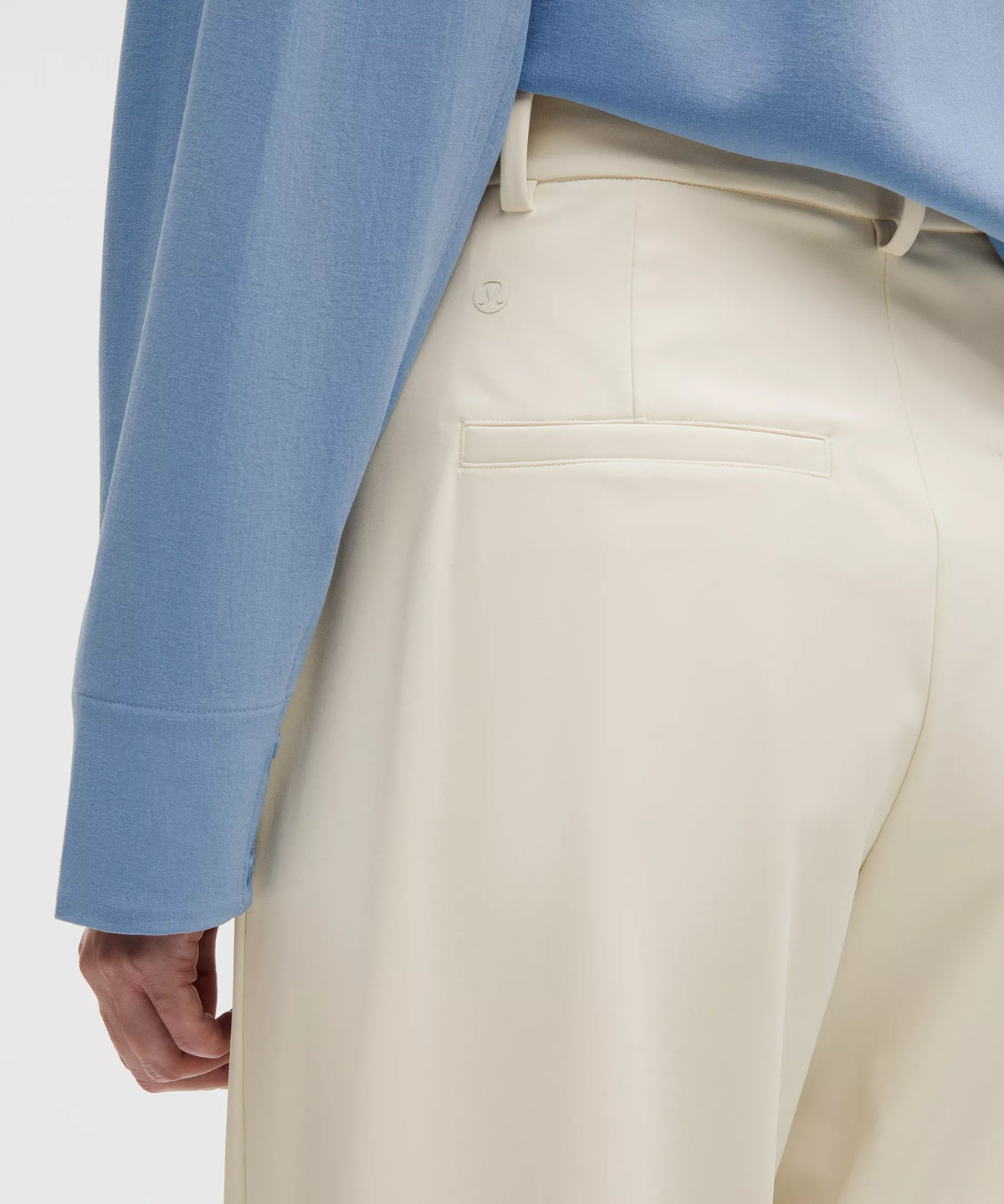 Pantalón de pierna ancha de tiro alto