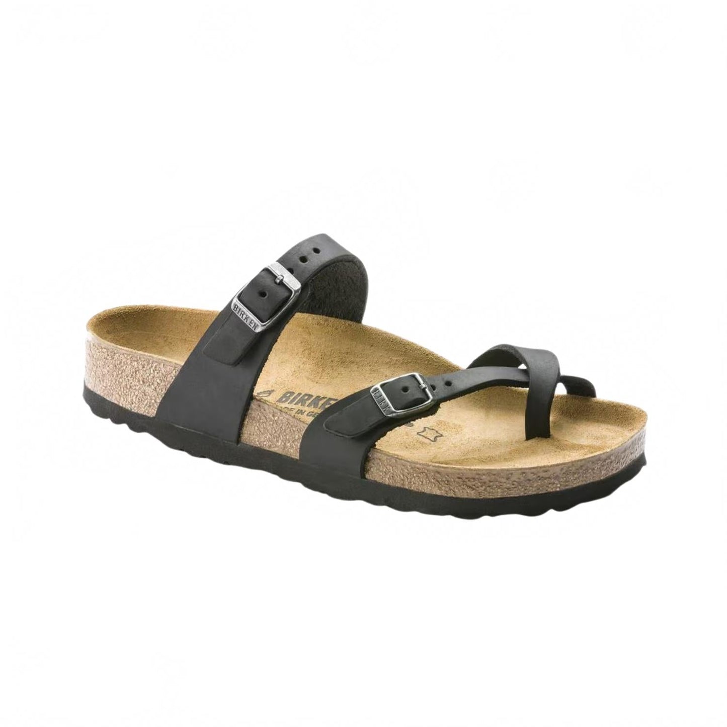 Sandalias de mujer de cuero color negro