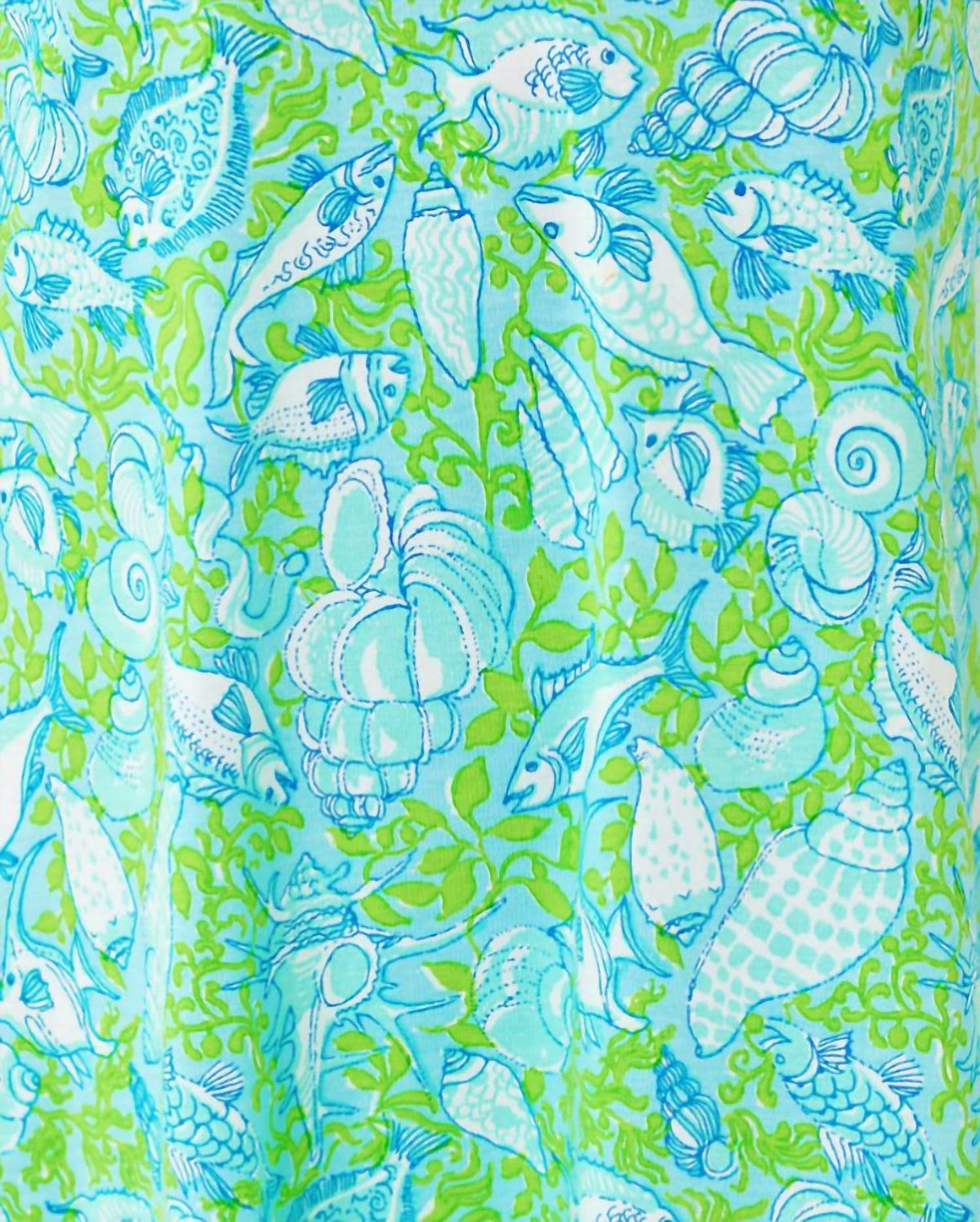 Vestido de manga corta color azul