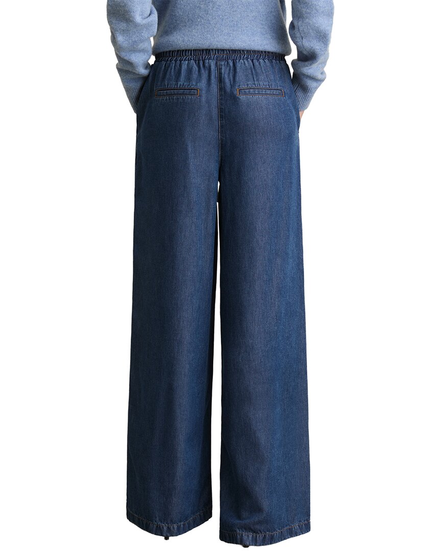 Pantalón de mezclilla de pierna ancha