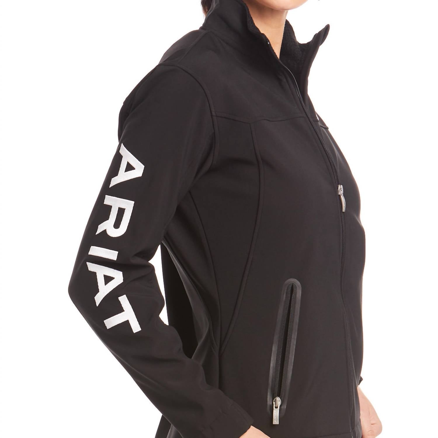 Top de mujer de manga larga color negro