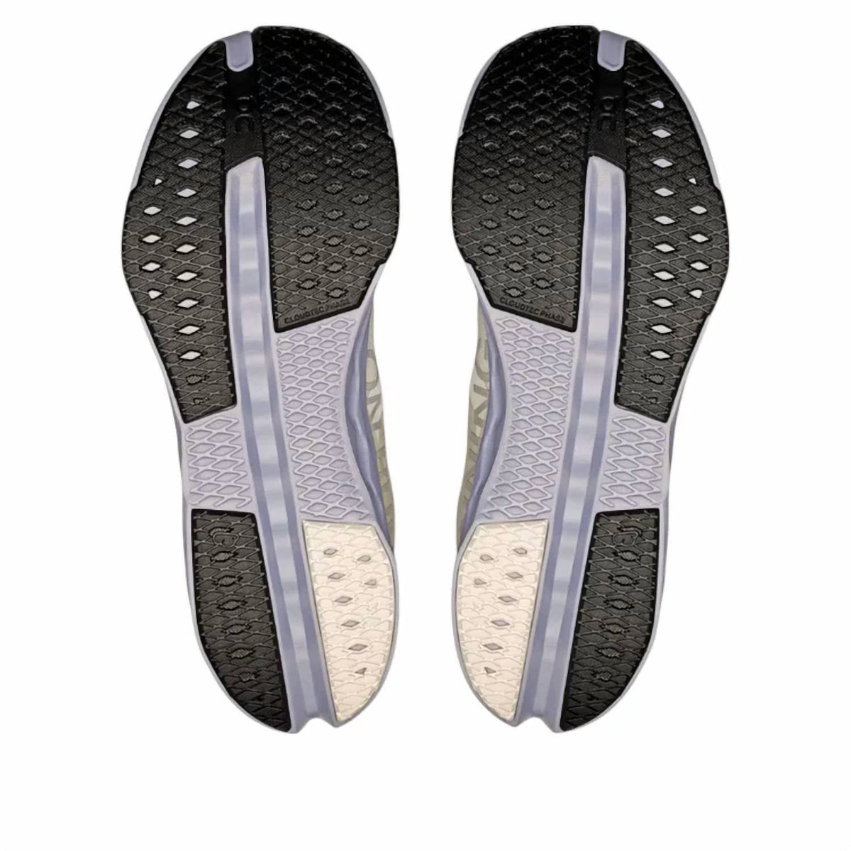 Tenis para correr de mujer color marfil