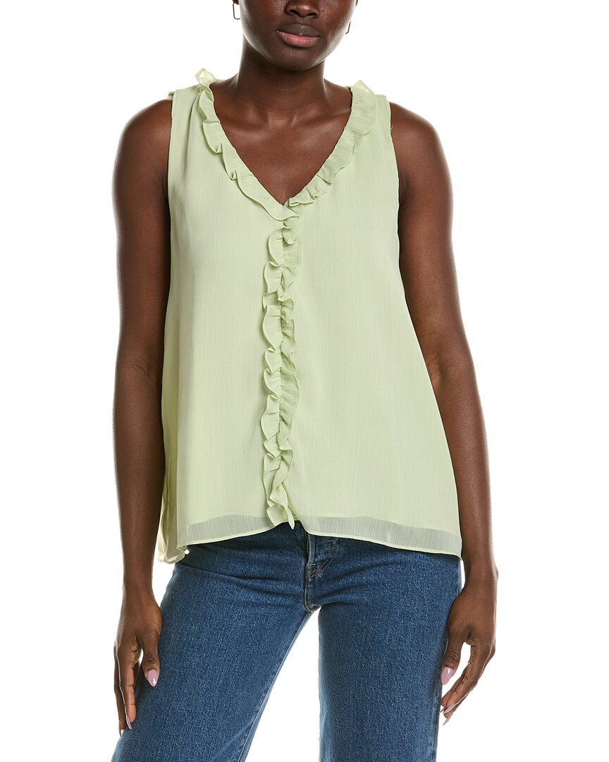 Top con cuello en V con boleros