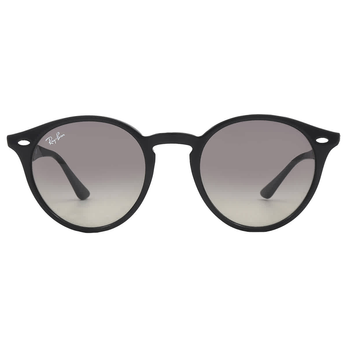 Gafas de sol unisex de montura redonda color gris