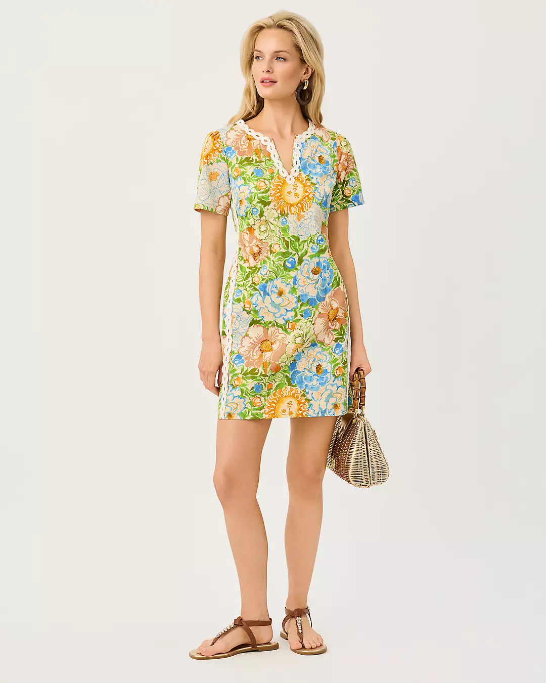 Vestido de manga corta