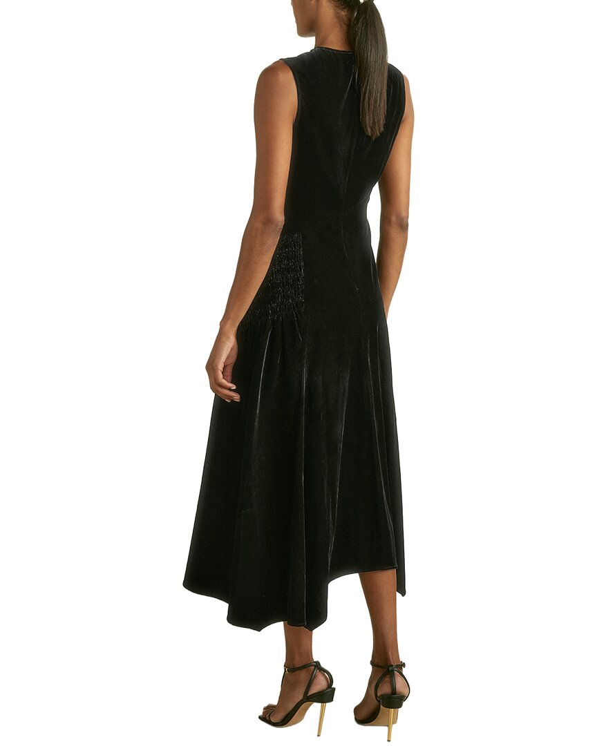 Vestido de terciopelo sin mangas