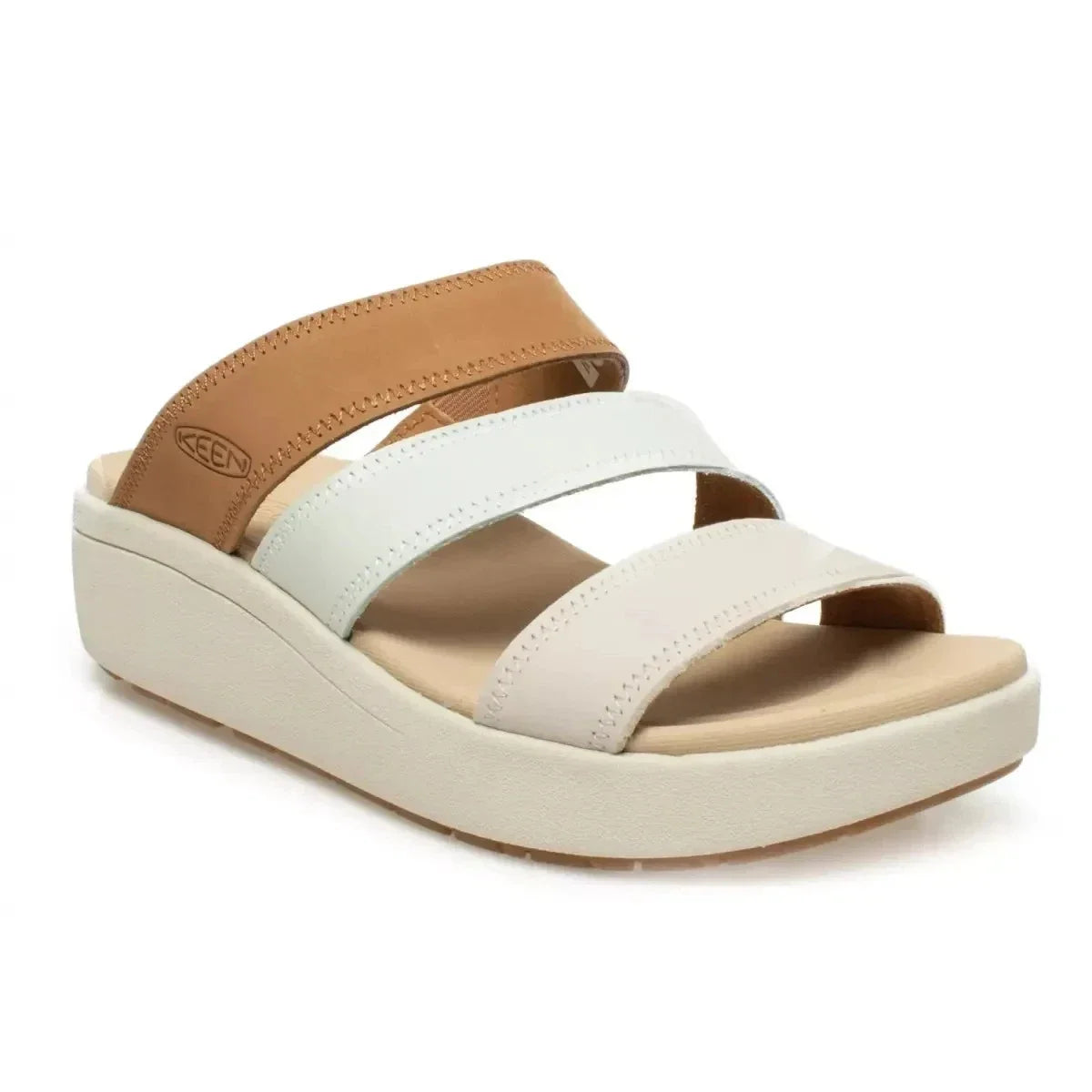 Sandalias de mujer de cuero multicolor