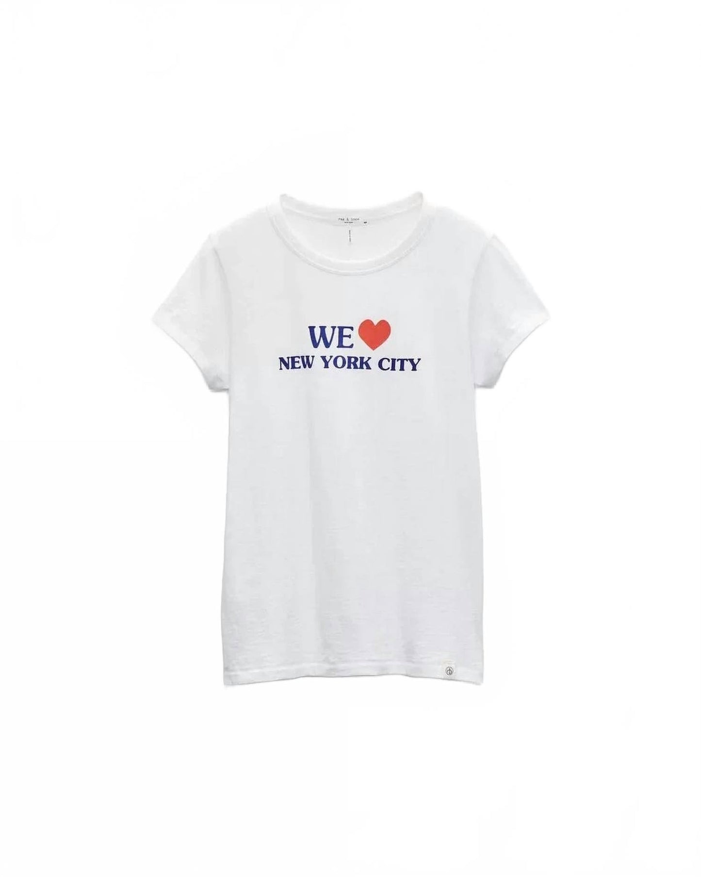 Camiseta con estampado color blanco