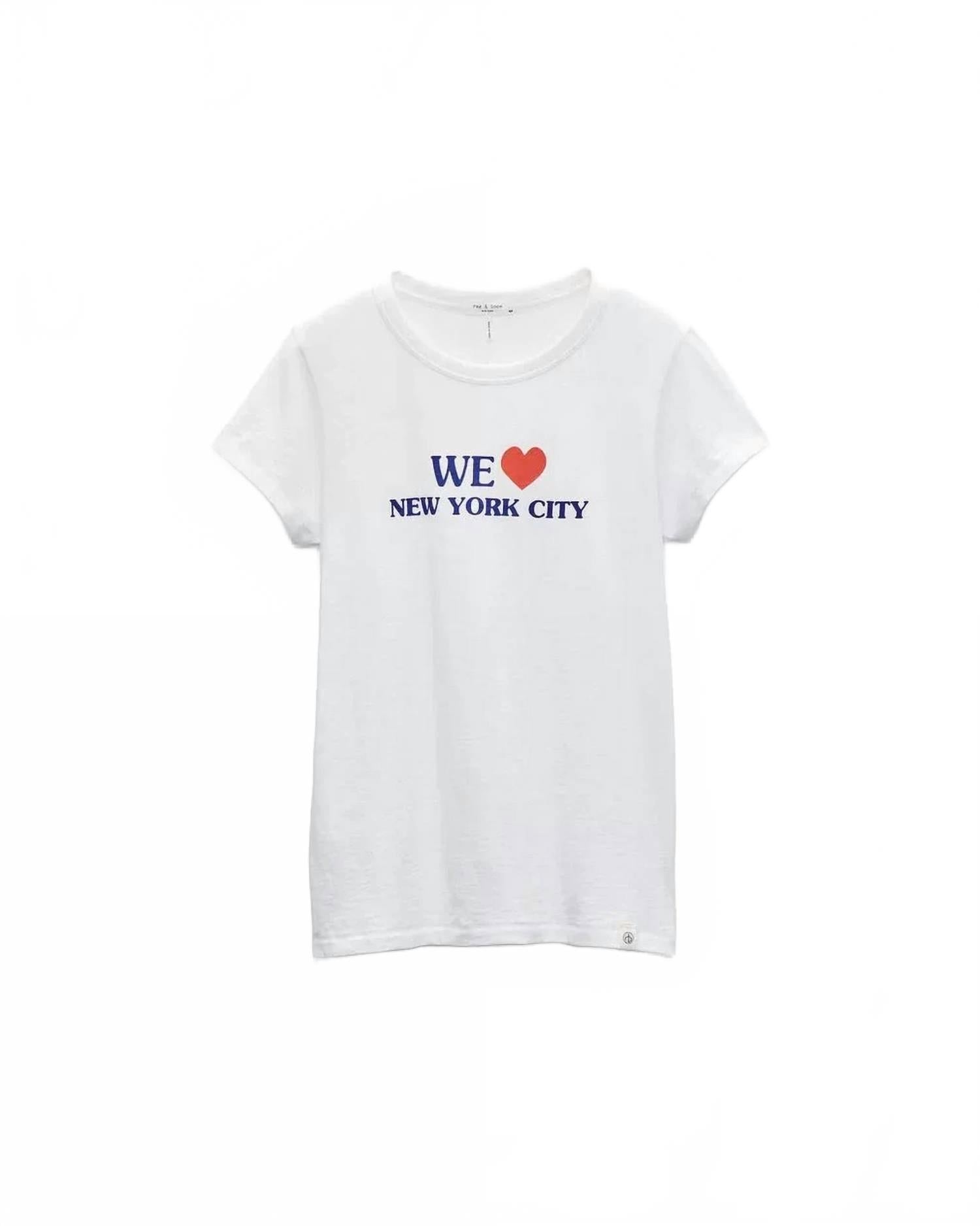 Camiseta con estampado color blanco