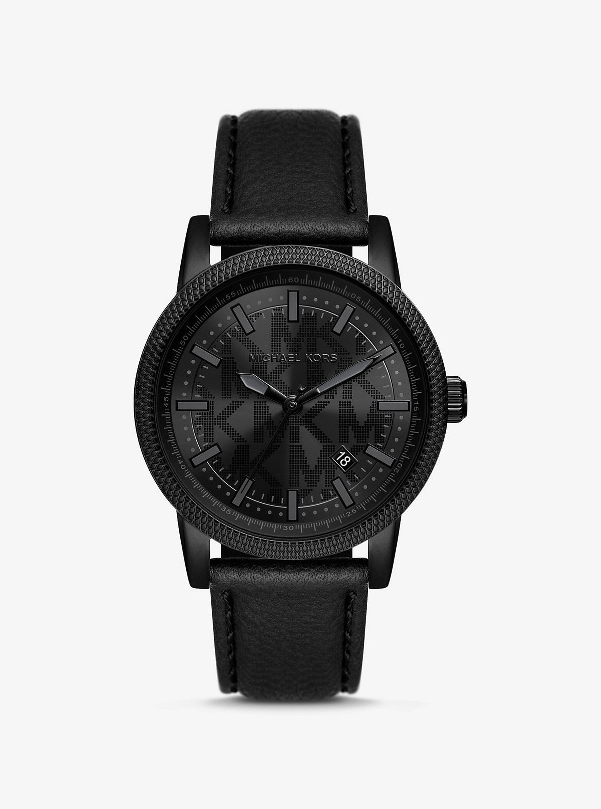 Reloj de cuero color negro