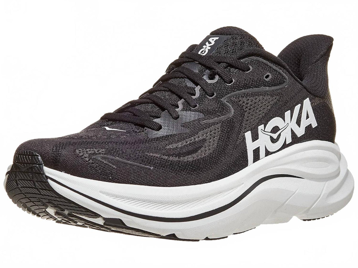 Tenis para correr de hombre color negro y blanco