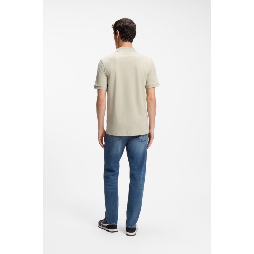 Polo de algodón de corte ajustado
