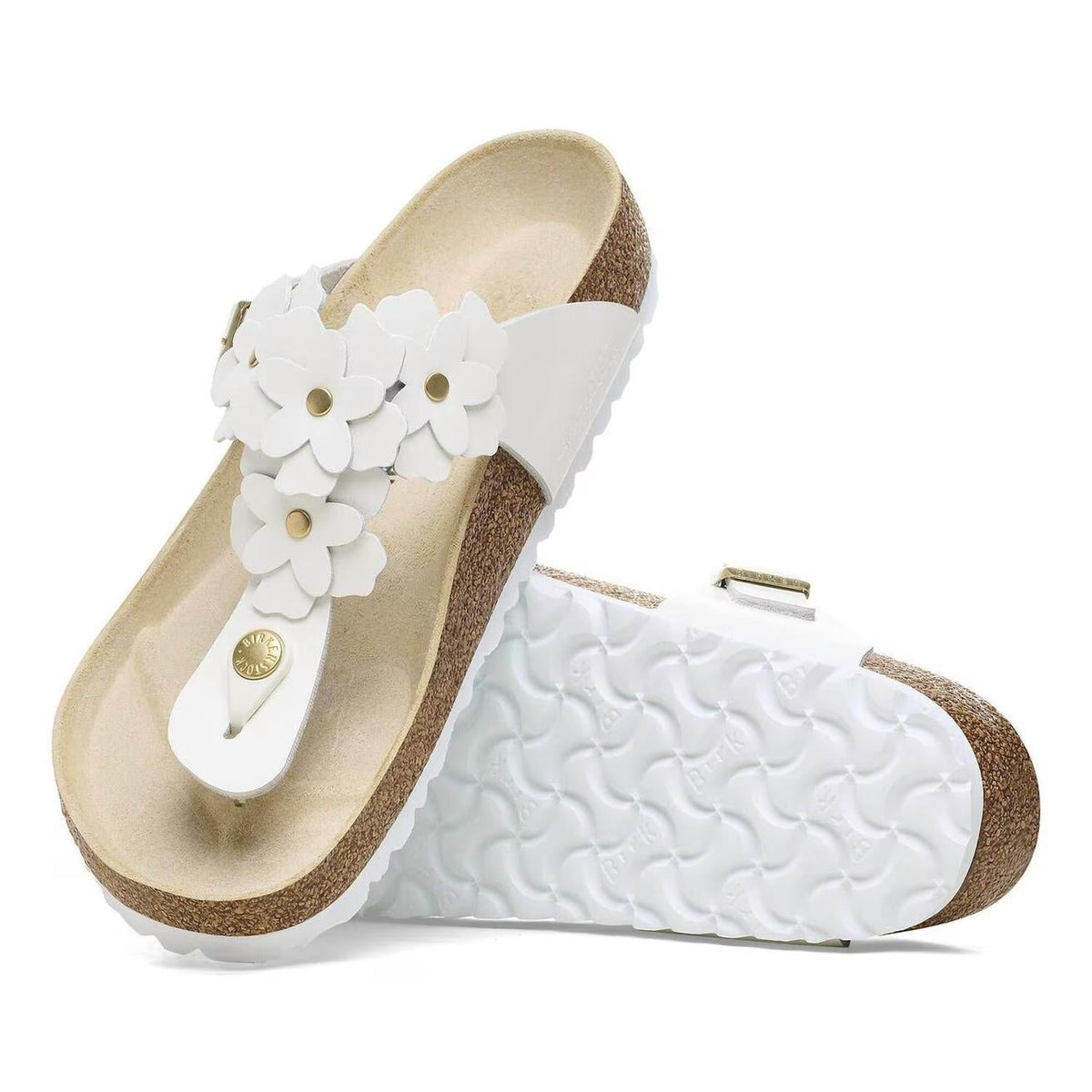 Sandalias de mujer color blanco