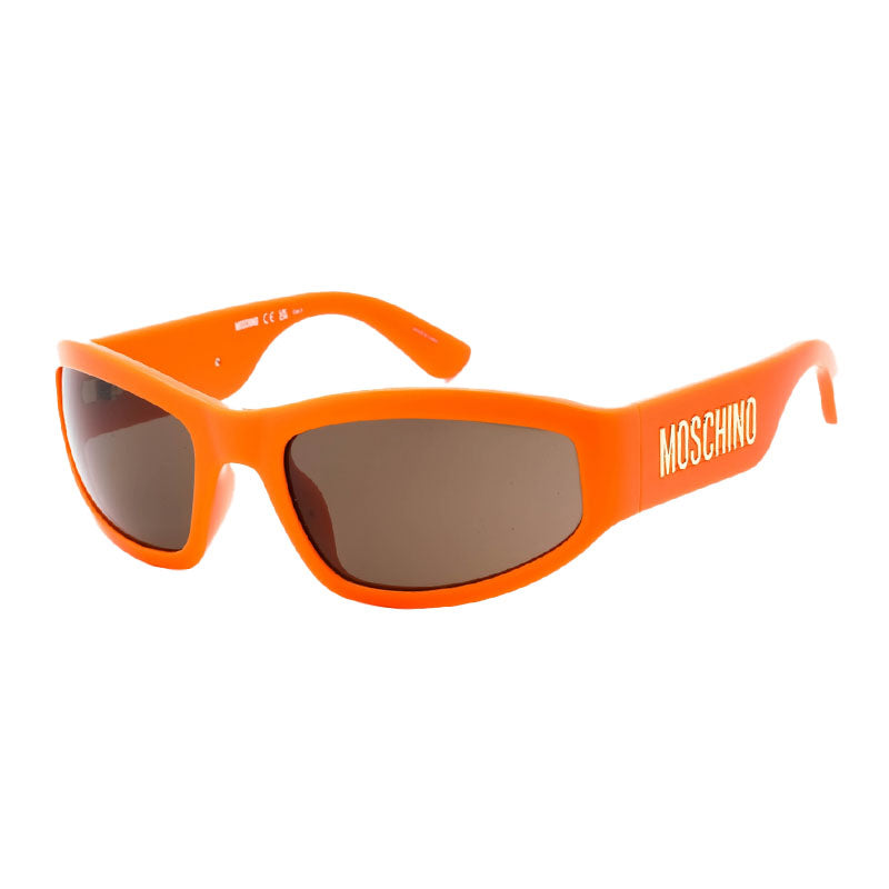 Gafas color café y naranja