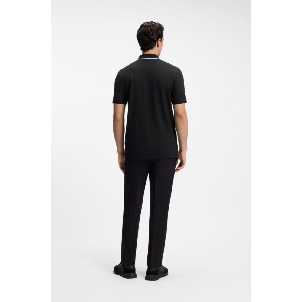 Polo de algodón de corte ajustado