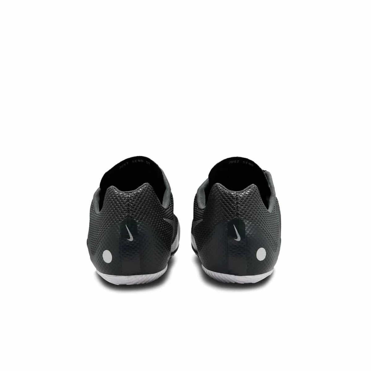 Tenis para correr unisex color negro y plateado