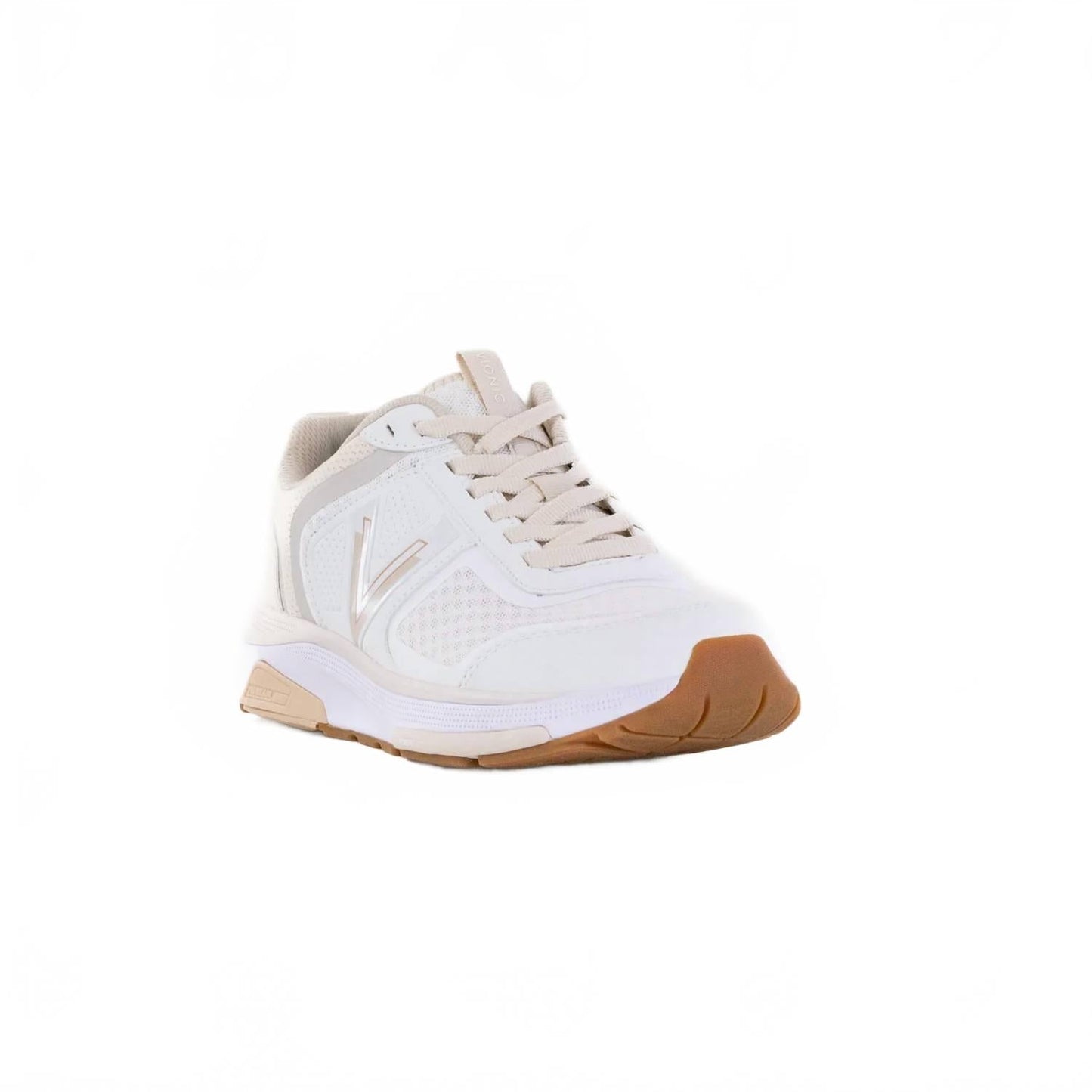 Tenis de mujer color blanco y crema