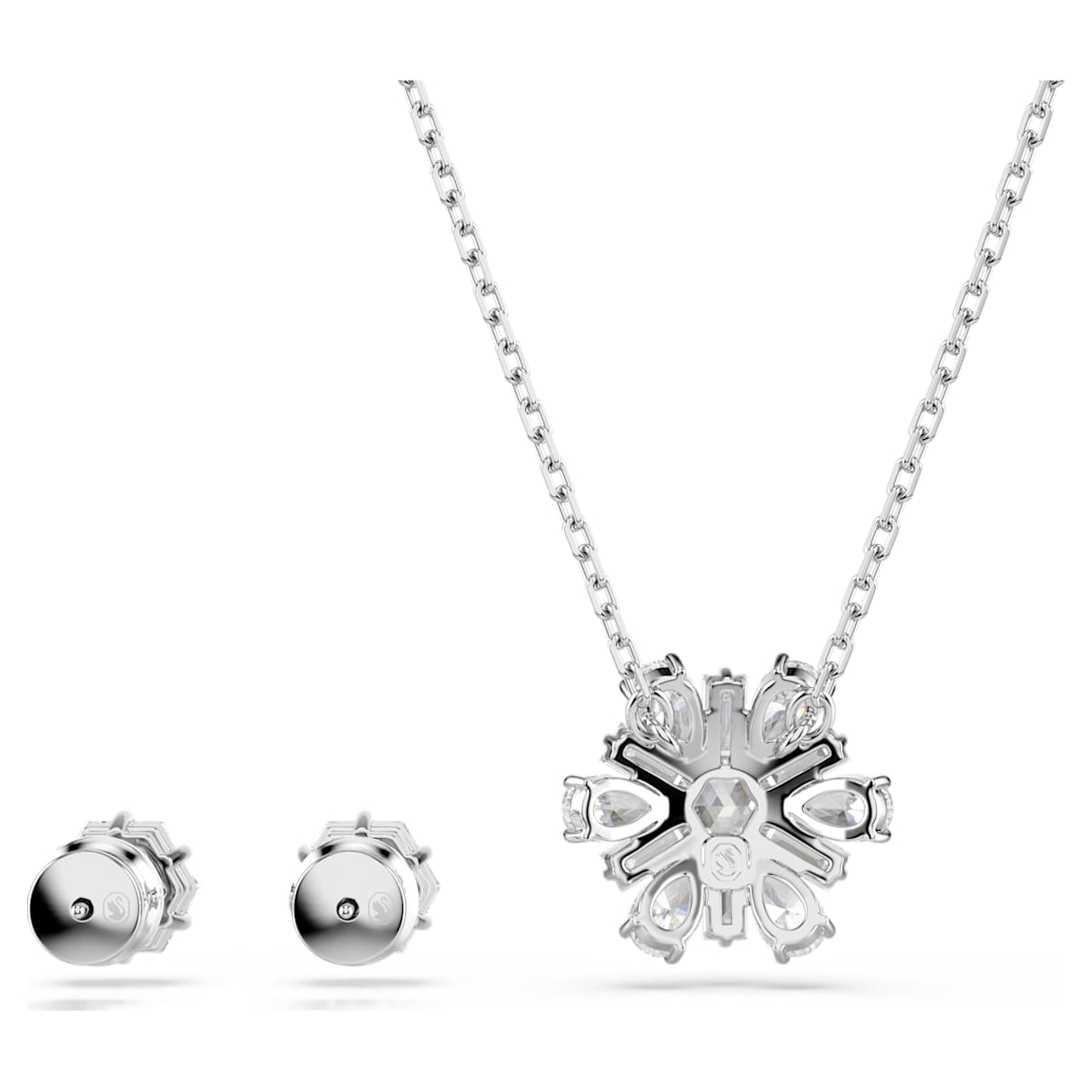 Set de joyería color blanco