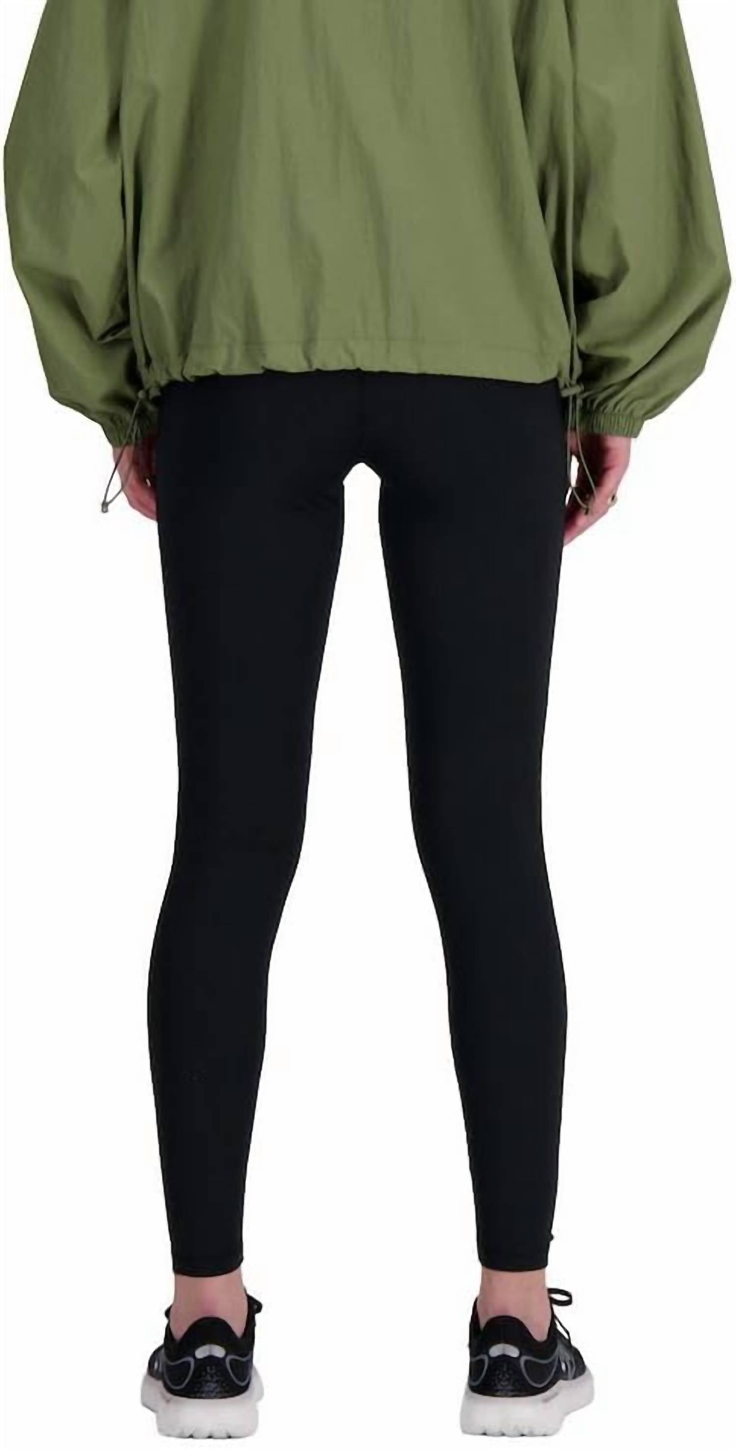 Leggings de tiro alto color negro