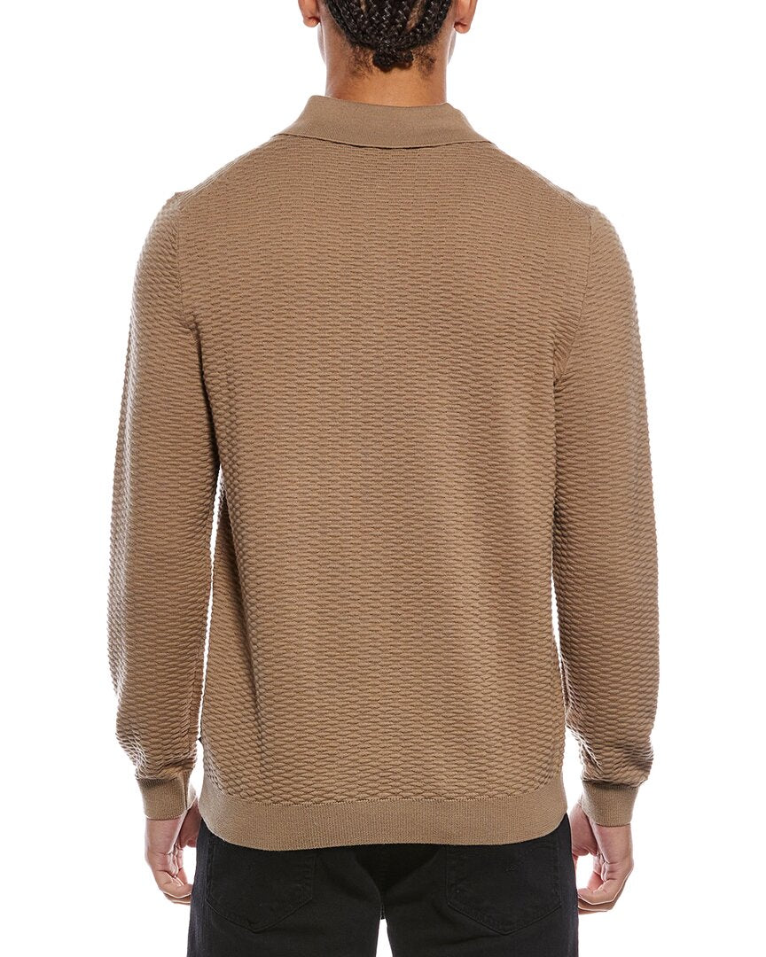 BOSS Hugo Boss Diluigi Camisa Polo Mezcla de Lana