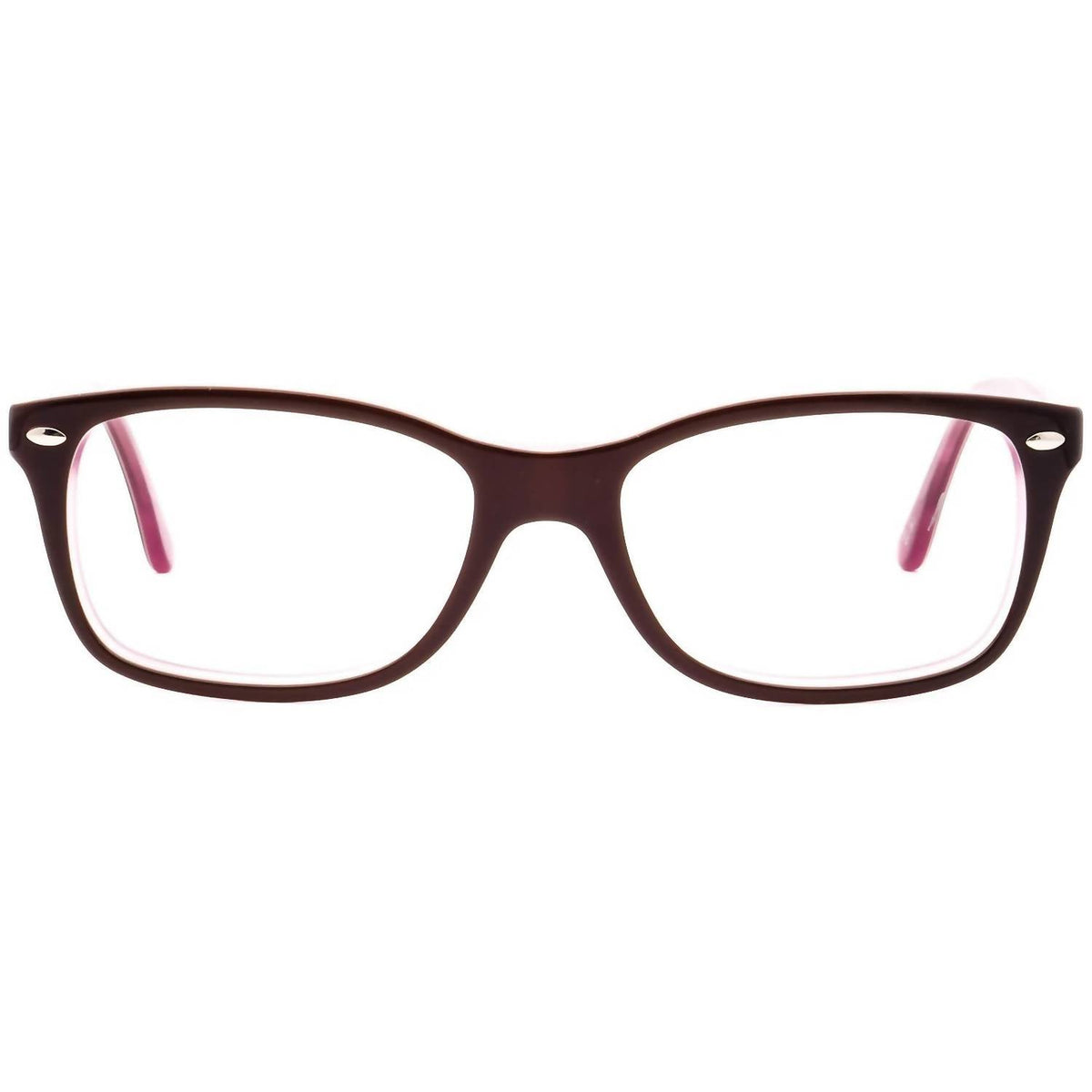 Montura para gafas unisex color café y rosado